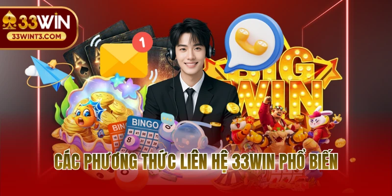 Liên hệ 33WIN 2 Các phương thức liên hệ 33WIN phổ biến